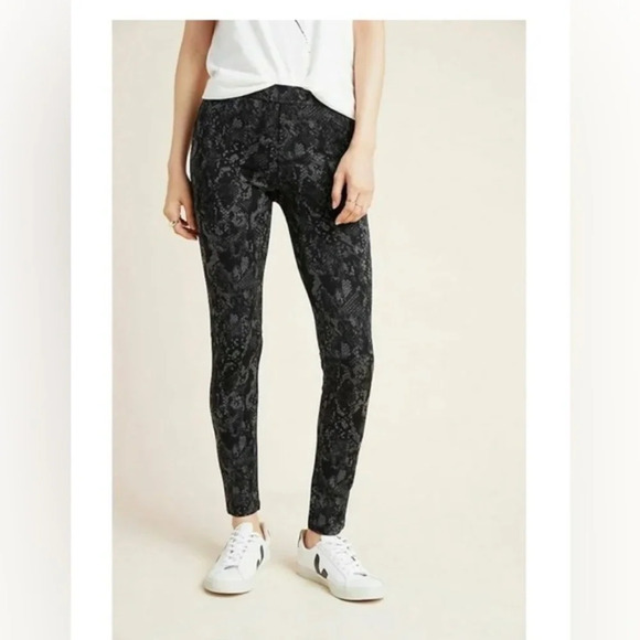 Sanctuary Anthropologie Black Snake Leggings XS - Picture 8 of 8